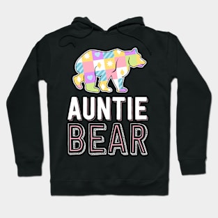 Auntie Bear Quilting Shirts For Women Craft Quilt Sewing Hoodie